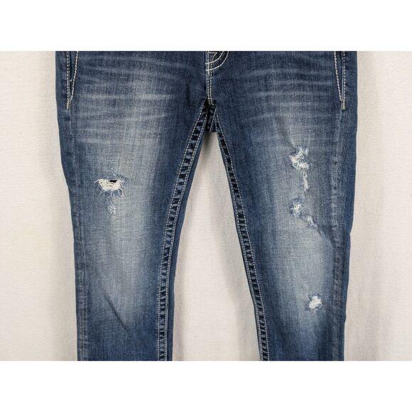 Miss Me Signature Cuffed Capri JP7189P Women's Size 25 - Picture 3 of 16